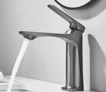 Moderne Wastafelkraan Badkamer Één Hendel Warm/Koud RVS, Huis en Inrichting, Badkamer | Badkamermeubels, Verzenden, Nieuw