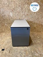 Ahrend Ladeblok - zilvergrijs - 76x43x56cm - 3 laden - m..., Nieuw in verpakking