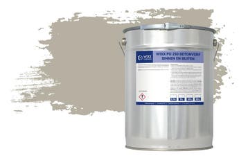 Wixx PU 250 Betonverf Buiten en Binnen RAL 7032 |, Verzenden, Nieuw, Verf, 15 tot 20 liter