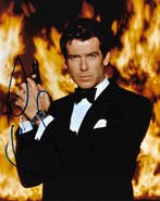 Pierce Brosnan - Autographed Photo GoldenEye James Bond, Nieuw
