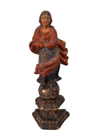 sculptuur, Maria Immaculata – Mit Krone, Mondsichel &