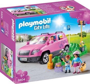 Playmobil City Life Familiewagen met Parkeerplaats - 9404 (N, Verzenden, Nieuw