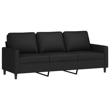 Bank 180cm zwart fluweel | Tweedekansje | OP=OP, 150 tot 200 cm, Driepersoons, 75 tot 100 cm, Ophalen of Verzenden