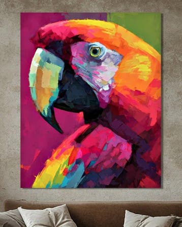 Michael Mey - The Vivid Parrot - XL, Antiek en Kunst