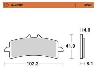 Remblokken voor MOTO MASTER 408101 SINTER, Ophalen of Verzenden, Nieuw