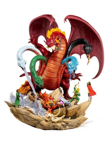 Dungeons and Dragons Demi Art 1/20 Statue Tiamat Battle D..., Ophalen of Verzenden, Nieuw