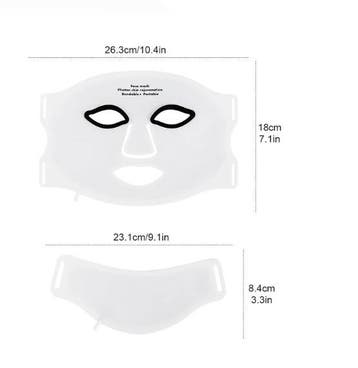 LED Gezichtsmasker met Nek – 7 Kleuren Lichttherapie, Verzenden, Nieuw