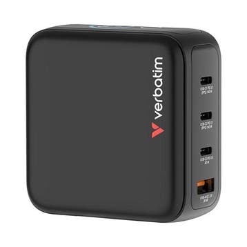 Reisoplader | Verbatim | Mini GaN Charger | Type A, C en G |, Verzenden, Nieuw