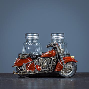 Decoratieve motor en peper en zout stel, Ophalen of Verzenden