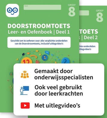 9789493218833 Doorstroomtoets Leer- en Oefenboeken Deel 1..., Verzenden, Nieuw, Joan Sanders en Michelle Leuveld