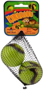 Kinkajou Knikkers 50mm (2 stuks) | Don Juan -, Verzenden, Nieuw