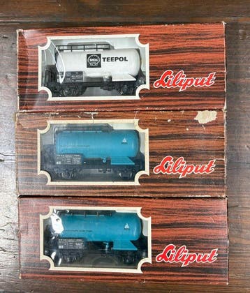 Liliput H0 - 2x 250 49 en 250 44 - Modeltrein, Nieuw