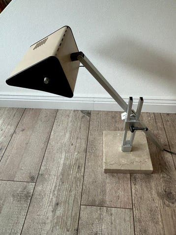 Tafellamp - Aluminium, Marmer, Antiek en Kunst