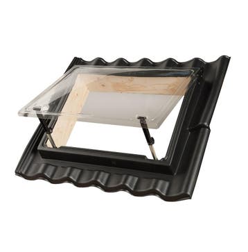Ubbink PE Dakraam Sneldek 6-pans SND2 zwart, Ophalen of Verzenden, Nieuw