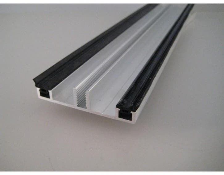 4000 mm-Mat zwart, Doe-het-zelf en Verbouw, Glas en Ramen, Nieuw, Ophalen of Verzenden