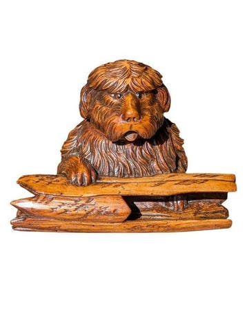 Inktpot - Hout, Glas