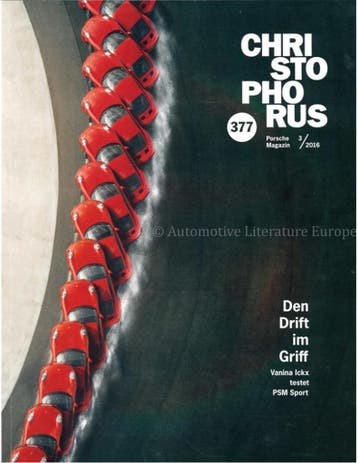 2016 PORSCHE CHRISTOPHORUS MAGAZINE 377 DUITS, Nieuw, Porsche, Author
