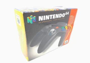 Mario64.nl: Nintendo 64 Controller Black in Doos - iDEAL!, Ophalen of Verzenden, Zo goed als nieuw