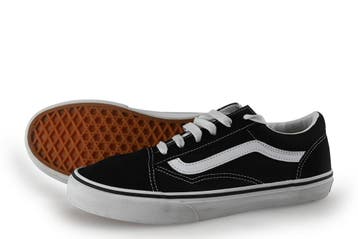 Vans Sneakers Jongens in maat 38½ Zwart, Jongen of Meisje, Schoenen, Zo goed als nieuw, Vans