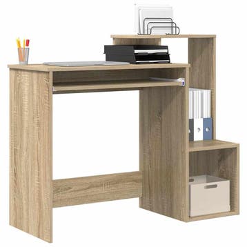 vidaXL Bureau Sonoma Eiken 106 x 41 x 88,5 cm Bewerkt hout, Verzenden, Nieuw