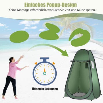 2dekans | Coast Beach Douche Tent Kleedkamer Tent Toilet, Caravans en Kamperen, Ophalen of Verzenden, Zo goed als nieuw