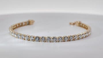 Zonder minimumprijs - Armband - 14 karaat Geel goud -, Nieuw