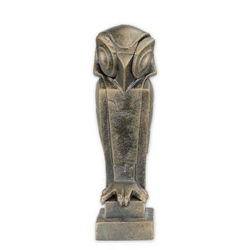 Beeldje, Uil - 26 cm - Gietijzer