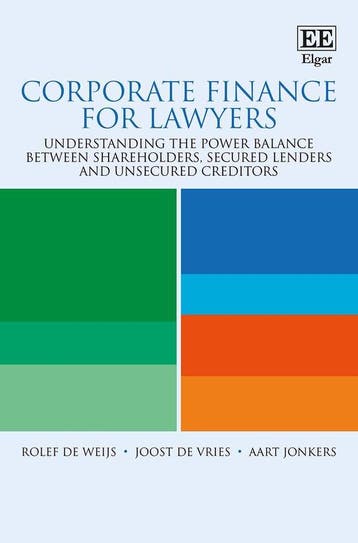 9781035332137 Corporate Finance for Lawyers, Boeken, Verzenden, Nieuw, Rolef de Weijs