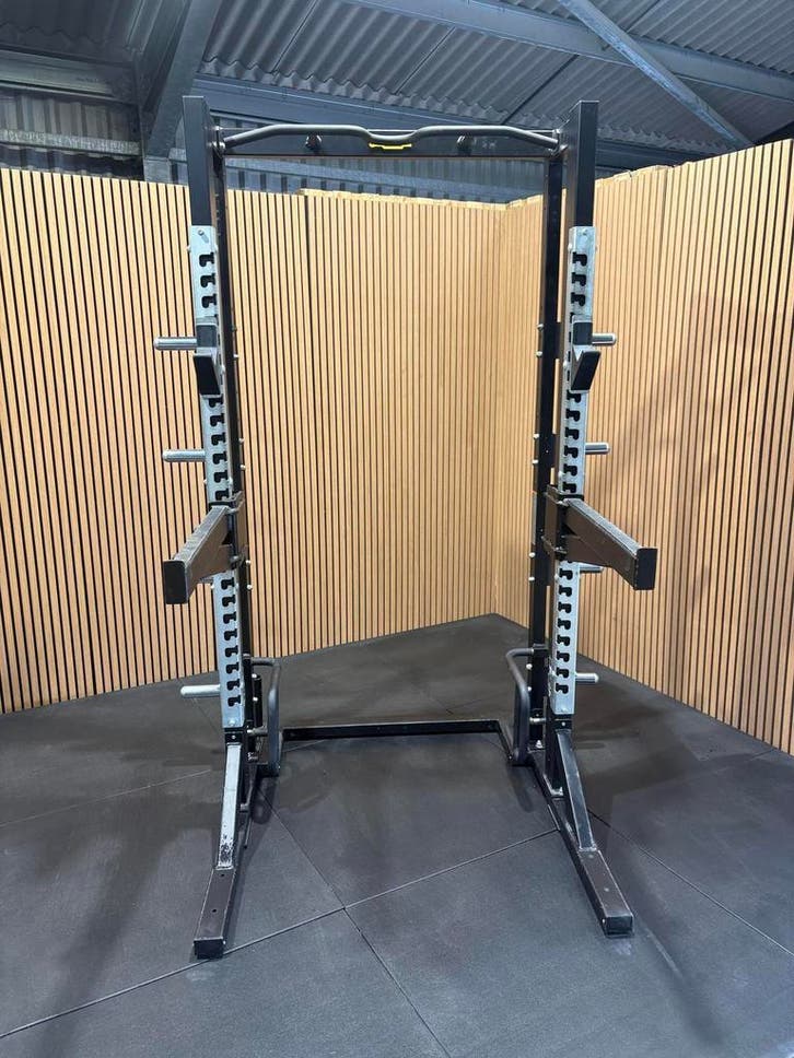 Technogym Pure Strength Olympic Half Rack (PG10) Black, Sport en Fitness, Fitnessapparatuur, Gebruikt