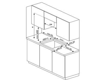 Bauknecht BS 1160P CP AL - Inductiekookplaat 60 cm -, Verzenden, Zo goed als nieuw