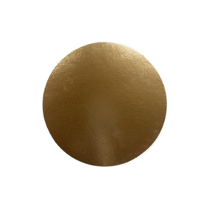 Taartkarton Goud/Wit Ø22cm 50st., Hobby en Vrije tijd, Taarten en Cupcakes maken, Nieuw, Verzenden