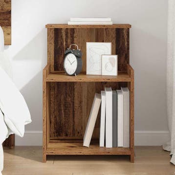 vidaXL Nachtkastje Oudhout 40 x 35 x 60 cm Bewerkt hout, Minder dan 45 cm, Verzenden, Nieuw, 55 tot 70 cm