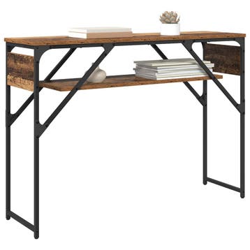 vidaXL Consoletafel Oud Hout 105x30x75cm Bewerkt hout, Verzenden, Nieuw