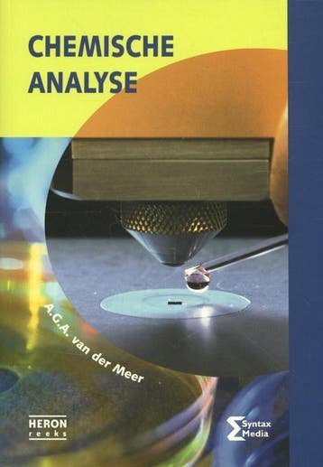 9789077423967 Heron-reeks  -   Chemische analyse, Boeken, Verzenden, Zo goed als nieuw, A.G.A. van der Meer