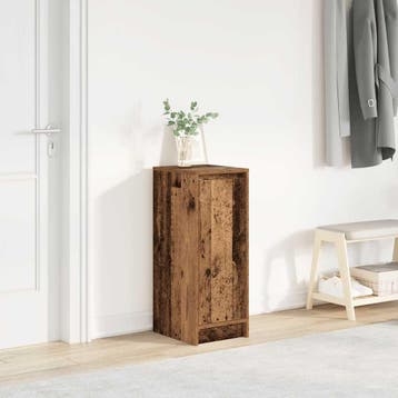 vidaXL Schoenenkast 29,5x34x76 cm bewerkt hout oud, Verzenden, Nieuw