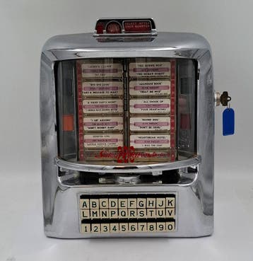 Seeburg D-3WA Wallbox – 200 Selecties (1955-1958), Verzamelen, Ophalen, Gebruikt