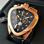 Lamborghini - SPYDER - Chronograph Gold - Bullhead - New -, Sieraden, Tassen en Uiterlijk, Nieuw