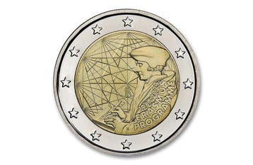 2 euro 35 jaar Erasmus programma 2022 - Italië, Postzegels en Munten, Verzenden