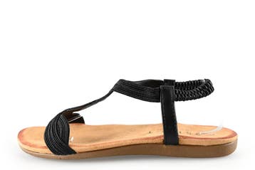 Dolcis Sandalen in maat 41 Zwart, Dolcis, Verzenden, Zwart, Sandalen of Muiltjes