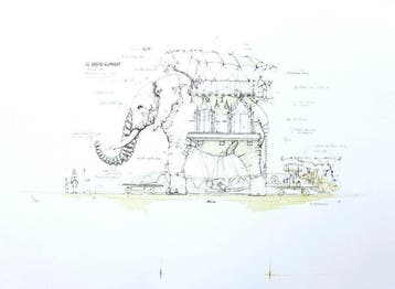 Francois Delaroziere (1963) - Léléphant, Antiek en Kunst