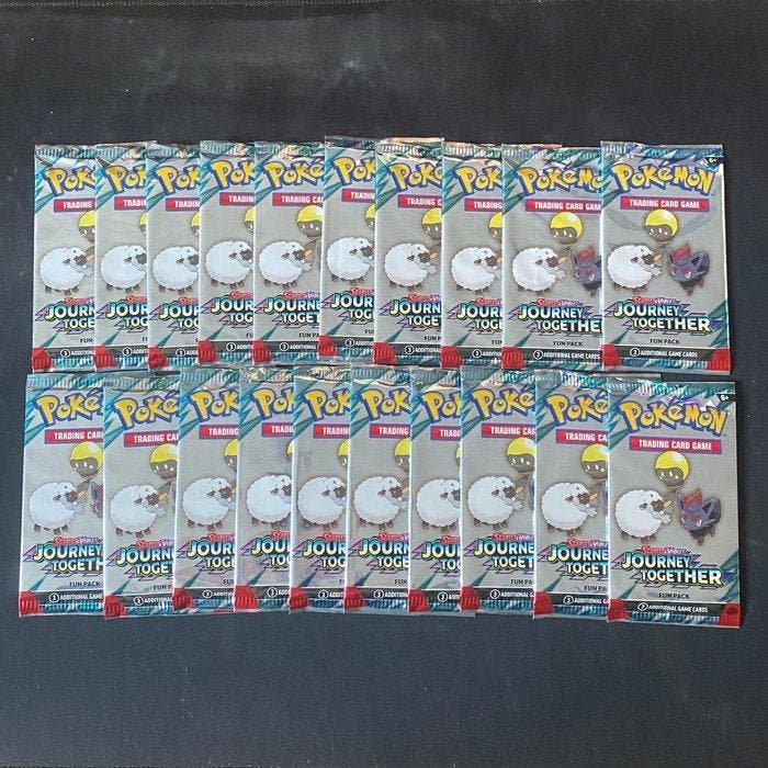 Pokémon - 20 Booster pack - 20x Journey Together fun pack, Hobby en Vrije tijd, Verzamelkaartspellen | Pokémon