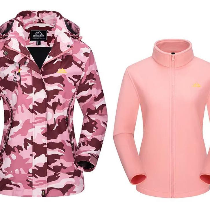 3-in-1 Dames Winterjas Waterdicht Fleece Winddicht Ski, Kleding | Dames, Wintersportkleding, Nieuw, Verzenden