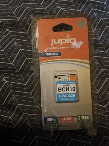Jupio camera-accu voor Panasonic DMW-BCN10, Verzenden, Nieuw