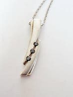 Zonder minimumprijs - Ketting met hanger Zilver - 0.15ct.