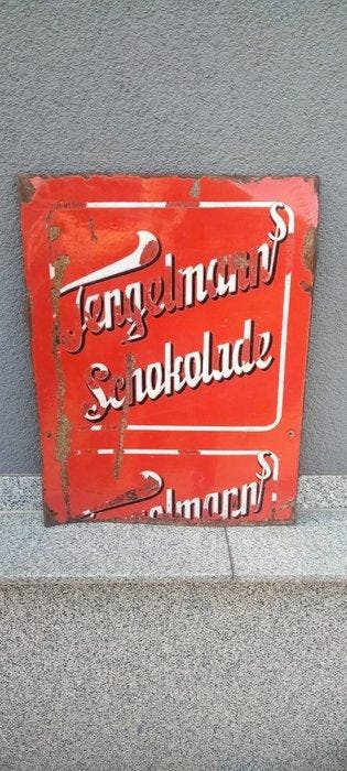Tengelmann - Emaillebord Tengelmann chocolade Emaillebord -