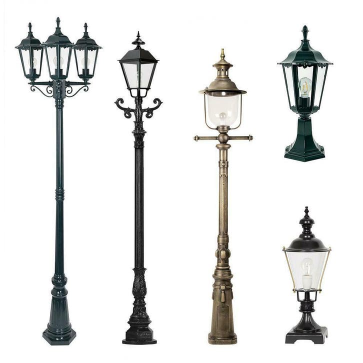 Staande Buitenlantaarn Tuinlantaarn Lantaarnpaal Buitenlamp, Tuin en Terras, Buitenverlichting, Bewegingssensor, Waterbestendig
