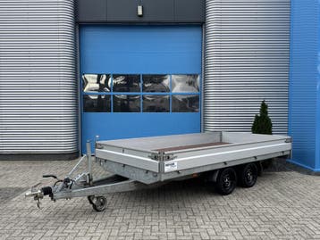 Hapert Azure plateauwagen 3500kg paraboolvering 405x200, Ophalen, Gebruikt