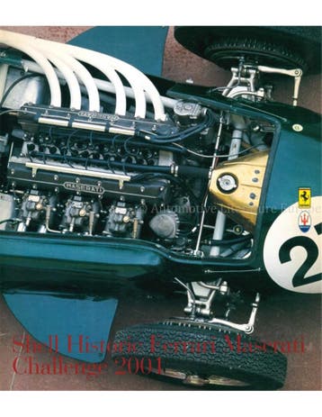 2001 FERRARI | MASERATI SHELL HISTORIC CHALLENGE BROCHURE, Boeken, Nieuw, Ferrari, Author