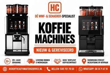 WMF & Schaerer koffiemachines | Nieuw & gereviseerd, Witgoed en Apparatuur, Ophalen, 10 kopjes of meer, Koffiebonen, Stoompijpje