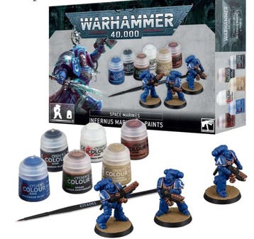Infer S/M + Paints Eng/Spa/Port/Latv/Rom - Space Marines, Ophalen of Verzenden, Nieuw